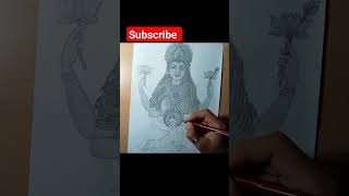 Mata Lakshmi ji drawing tutorial shorts viral drawing howto art explore matalakshmi mata