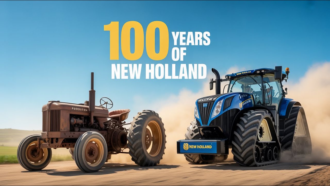The Evolution of New Holland Tractors (1917–2023) from Fordson🚜