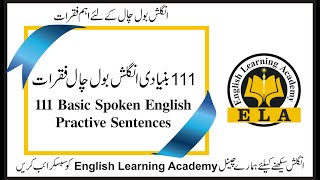 111 English Speaking Practice Sentences With Urdu Translate | Basic English Course | Learn English
