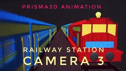 How to create railway station in prisma3d | Camera 3 #kaizengovind #prisma3d #prisma3dtutorial