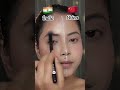 India vs china makeup challenge shorts  sugar cosmetics