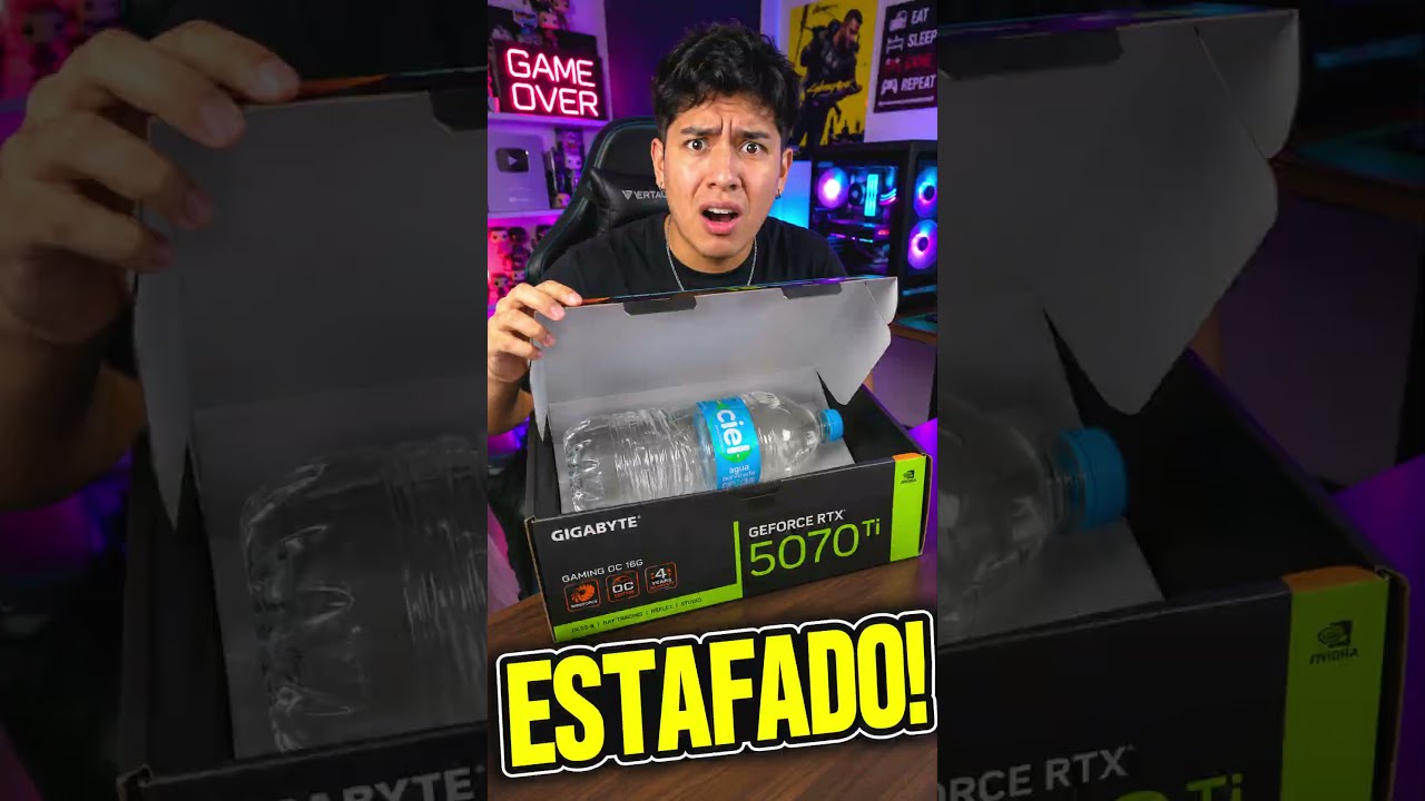 Pagó 1,000 por una GPU y adentro había AGUA 💀