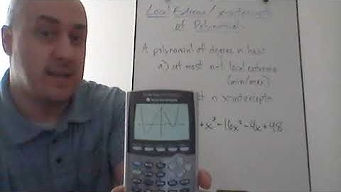 Algebra Help - Polynomial Graphs: Extreme Points and x-intercepts