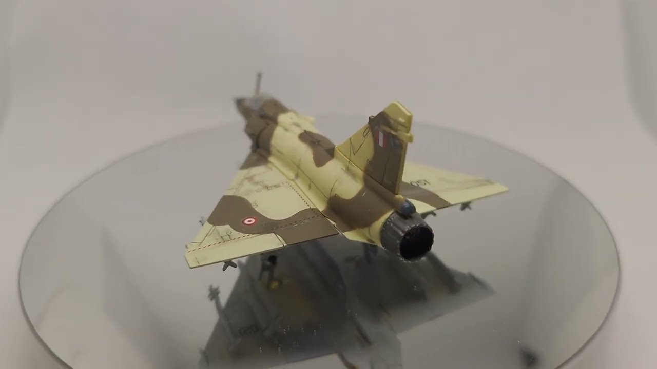 【食玩】1/144 work shop Vol.17 EURO JET COLLECTION f toys ARCHIVES ダッソー ミラージュ 2000 ペルー空軍 第412飛行隊 その3 完成