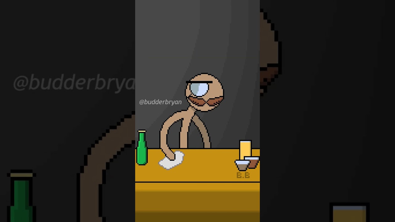 Bartender in Boring Man V2 be like (