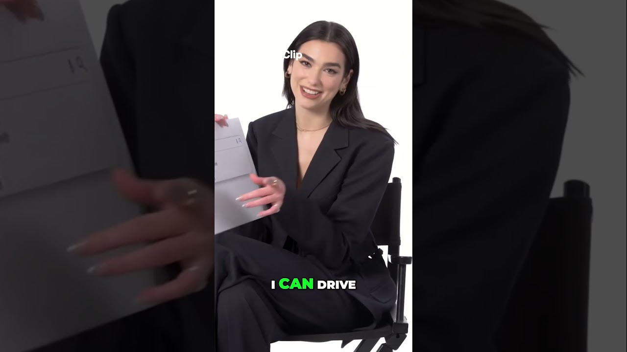 Dua Lipa's Hidden Talents  Can She Sing & Drive