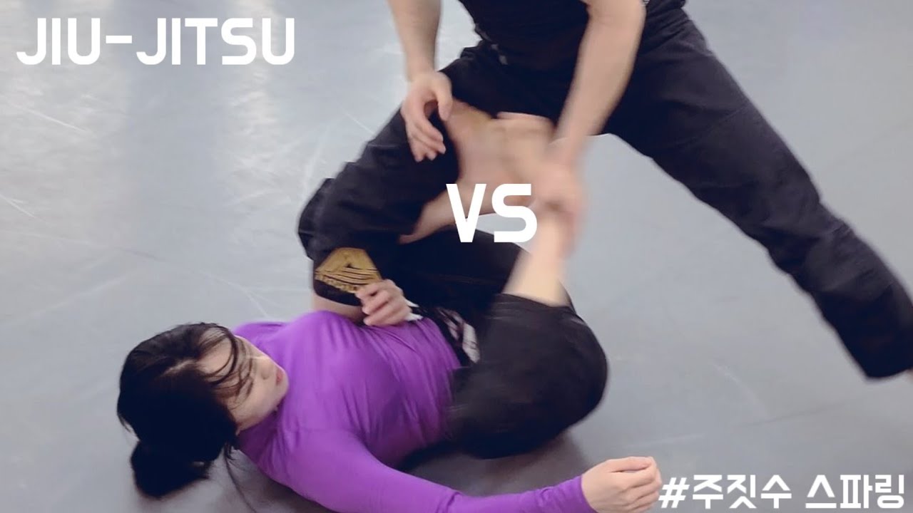 블루벨트 여성분이 또 덤비네요.. [주짓수스파링]