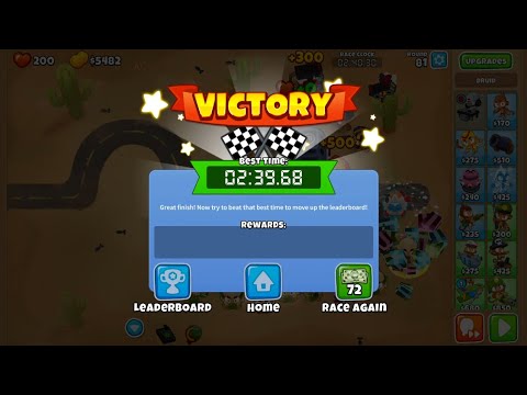 BTD6 Race - This Is The End Of The Road - In 2:39 - YouTube