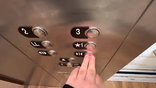 1994 Dover Impulse (Mod TK) hydraulic elevators at Blue Ridge Center 1, Raleigh NC (2026)