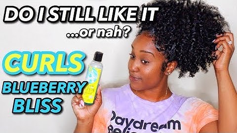 DO I STILL LIKE IT??? | CURLS BLUEBERRY BLISS | WASH N