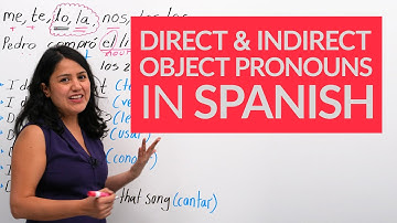 DIRECT & INDIRECT OBJECT PRONOUNS in Spanish: ALL you need to know – me, te, lo, la, nos, los...