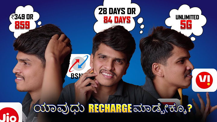 Best Recharge Plans for Jio, Airtel, Vi & BSNL in Kannada