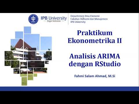 Video: Bagaimana Anda menggunakan fungsi Arima di R?
