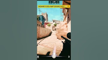 INSANE! 0.02s AWP DOUBLE KILL 🤯🔥 #doublekill  #shorts