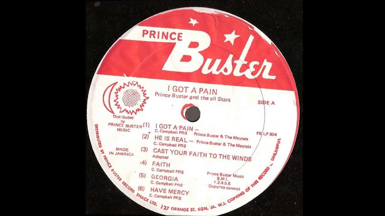 Prince Buster ‎-- National Ska - Pain In My Belly - 1964