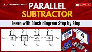 Parallel Subtractor Using Full adder | Digital Logic Design | Truth Table & Circuit