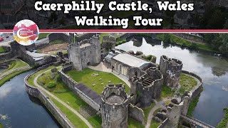 CAERPHILLY CASTLE, WALES  |  Walking Tour  |  Pinned on Places