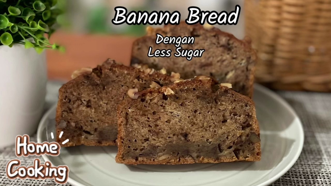 Bronies Pisang | Banana Bread, lembut, simpel dan less sugar | Banana Bread Recipe, soft and easy