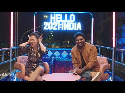 Zakir Khan and Munmun Dutta AKA Babita Ji | Hello 2021 India | Youtube NYE Celebration