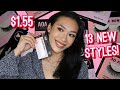 13 NEW STYLES! $1.55 SHOPMISSA FAUX MINK LASHES TRY ON + REVIEW