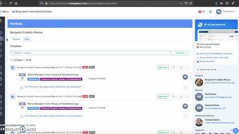 ManageBac Tutorial: Portfolio
