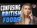 IS BRITISH FOOD WEIRD? | AMERICAN REACTS | AMANDA RAE