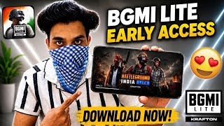BGMI LITE EARLY ACCESS GAMEPLAY 😍 BGMI LITE PRE-REGISTRATION IS HERE! 