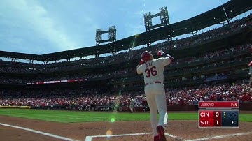 CIN@STL: Diaz homers to give the Cards an early lead
