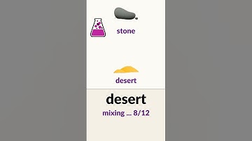 How to use the DESERT in Little Alchemy