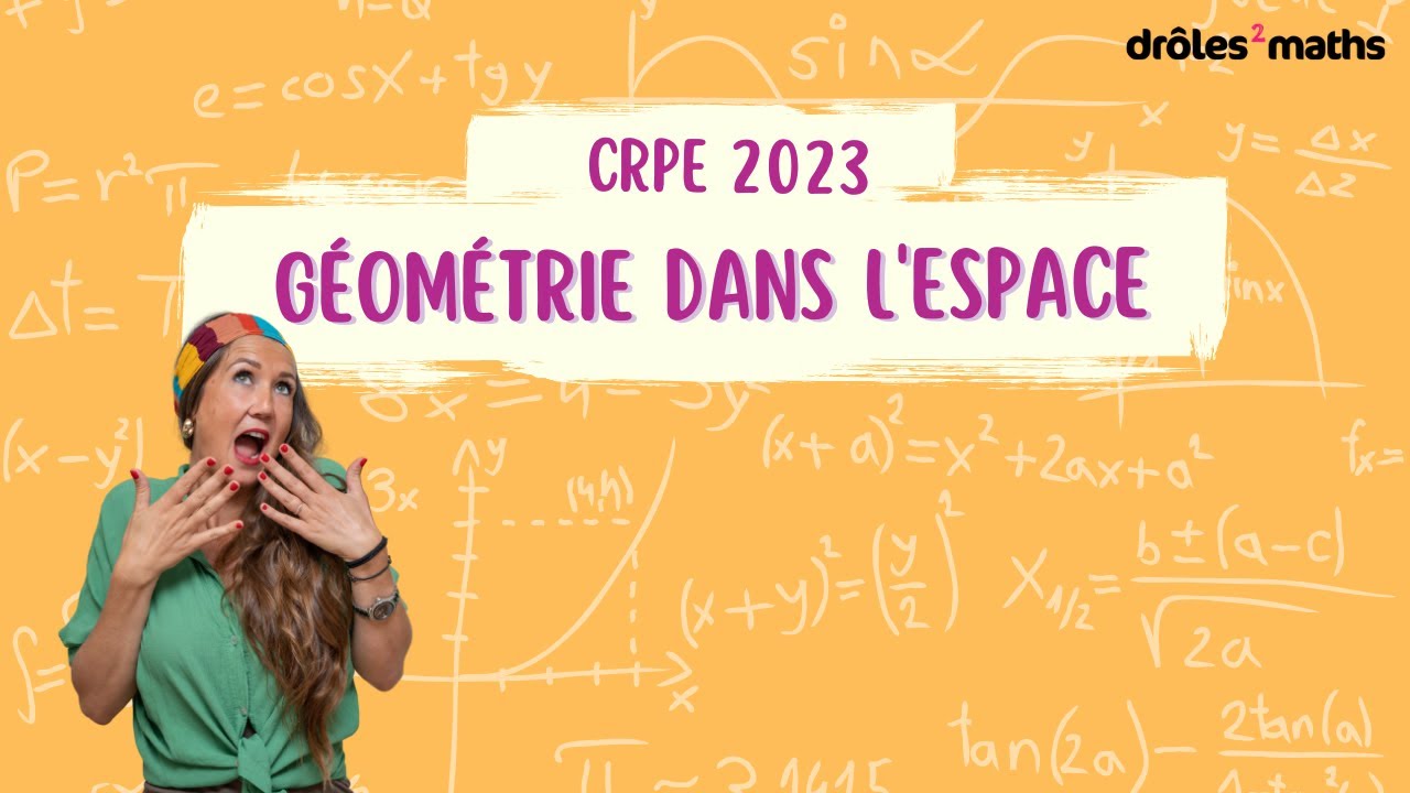 CRPE 2023 - Live du dimanche - Géométrie dans l'espace - YouTube