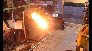 ガスバーナー 修理  ガス切断器　逆火修理　LPG　超ロング　45度　part.1　welding and gas cutting safety　銀ろう付け