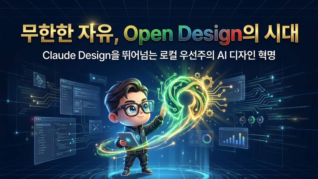 [Open Design] 클로드 디자인 VS 오픈 디자인, AI UI 생성의 패러다임 전환 | 완전 무료 오픈 디자인 로컬 구축