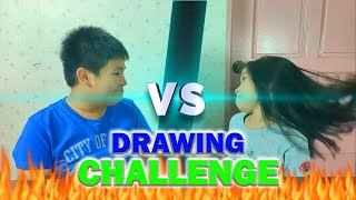 Drawing Challenge - Who Draws Better? Darren VS Sophie screenshot 5