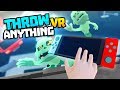 CRAZY MAN THROWS A SWITCH AT A ZOMBIE! - Throw Anything VR Gameplay - VR HTC Vive Gameplay