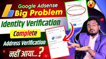 Adsense Identity Verification Complete but Address Verification Not Showing | Adsense Problem 2025