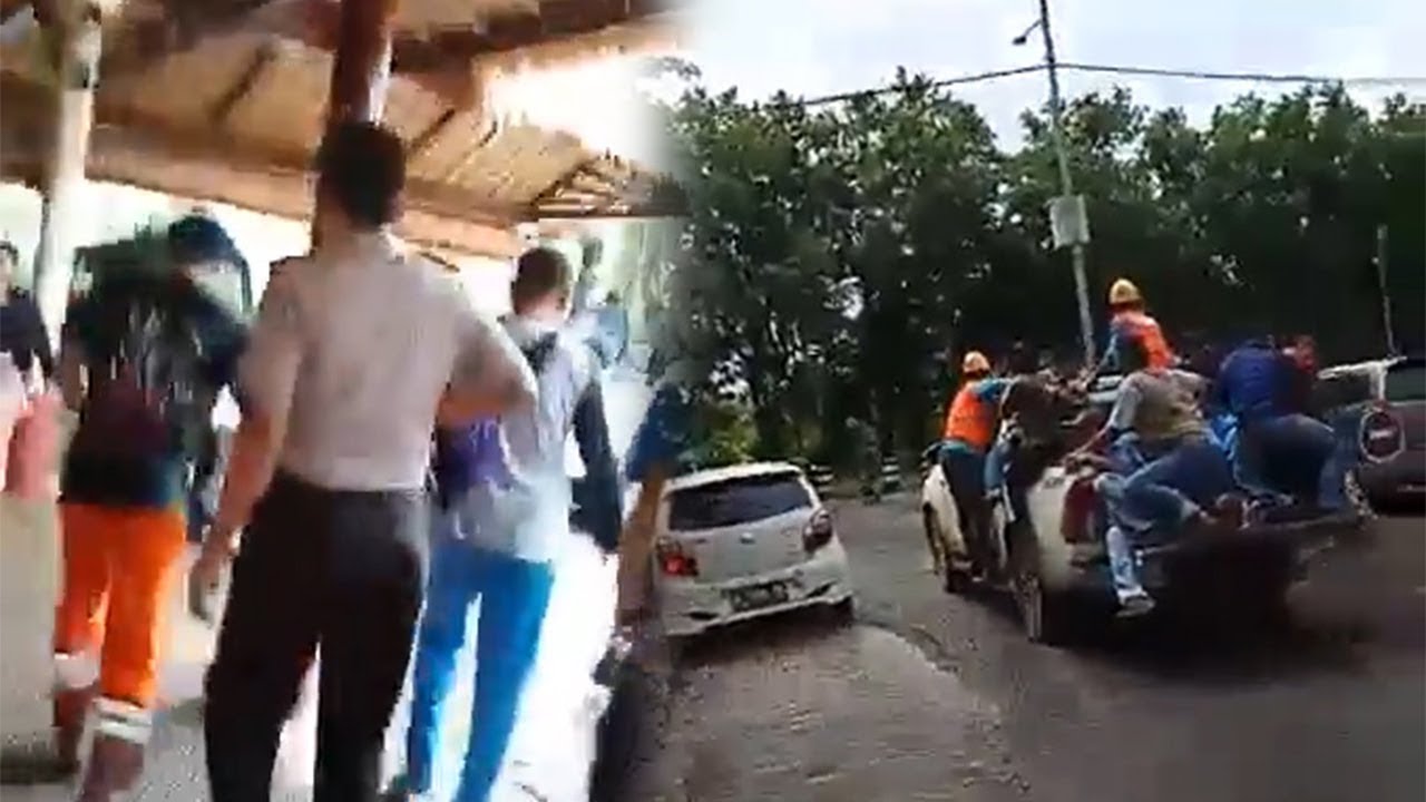 Video Kepanikan Melihat Gelombang Air Laut Tinggi Di Pantai Anyer Warga Berhamburan Berlarian