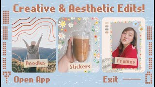 Creative ways to edit AESTHETIC Instagram photos! (FREE underrated apps!) ♡´･ᴗ･`♡ 🧚🏼‍♀️ screenshot 3