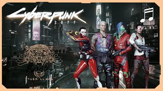 CYBERPUNK 2077 Tyger Claws Stealth + Combat Mix | Gamerip Soundtrack
