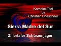 Sierra madre del sur  zillertaler schrzenjger  karaoke