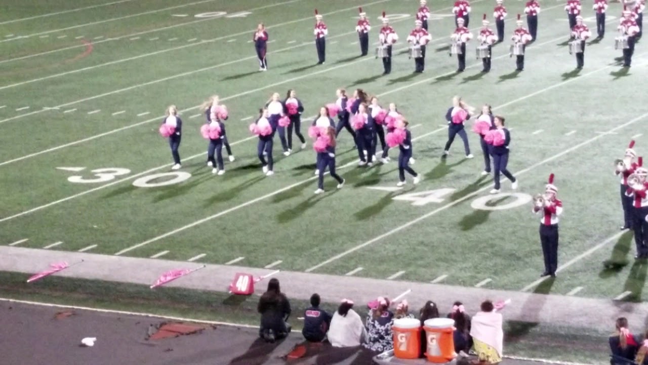2018 West Aurora Color Guard. Halftime - YouTube