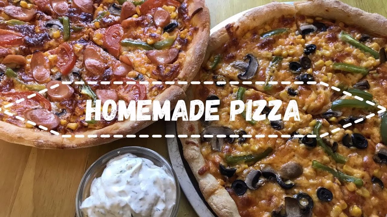The Best Homemade Pizza / How to Make Perfect Pizza (BONUS RANCH DIP