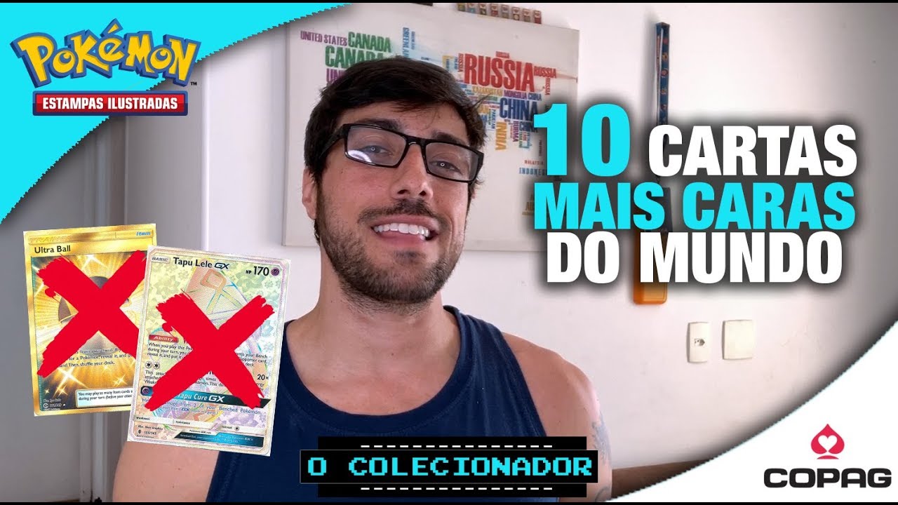 TOP 10 CARTAS de POKEMON MAIS CARAS DO MUNDO 2020, Seja um colecionador
