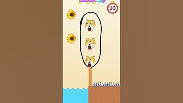 😱 #cat #gaming #games #dog #funny #gameplay #save #androidgames #puzzlegame #level 😜