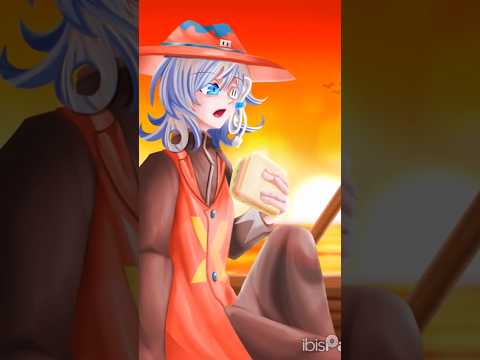 「夕焼けとサンドウィッチ」#イラストメイキング  #オリジナルイラスト  #タイムラプス  #oc  #illustration