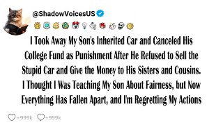 I Took Away My Son's Inherited Car and Canceled His College Fund as Punishment After He Refused