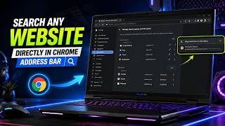 Search Any Website Directly From Chrome Address Bar