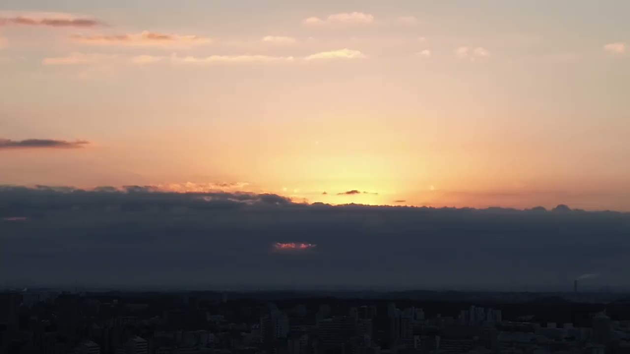 令和８年初日の出 （八王子北野台緑地）