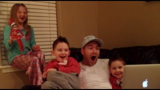 Little Girl Watches Santa Fart In Her Stocking