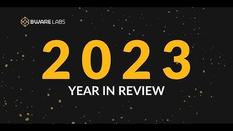 Bware Labs 2023 Achievements
