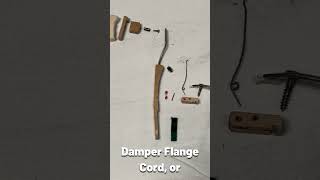 Parts in the Damper Assembly | HOWARD PIANO INDUSTRIES